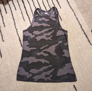 Old Navy Gray Camo Tank